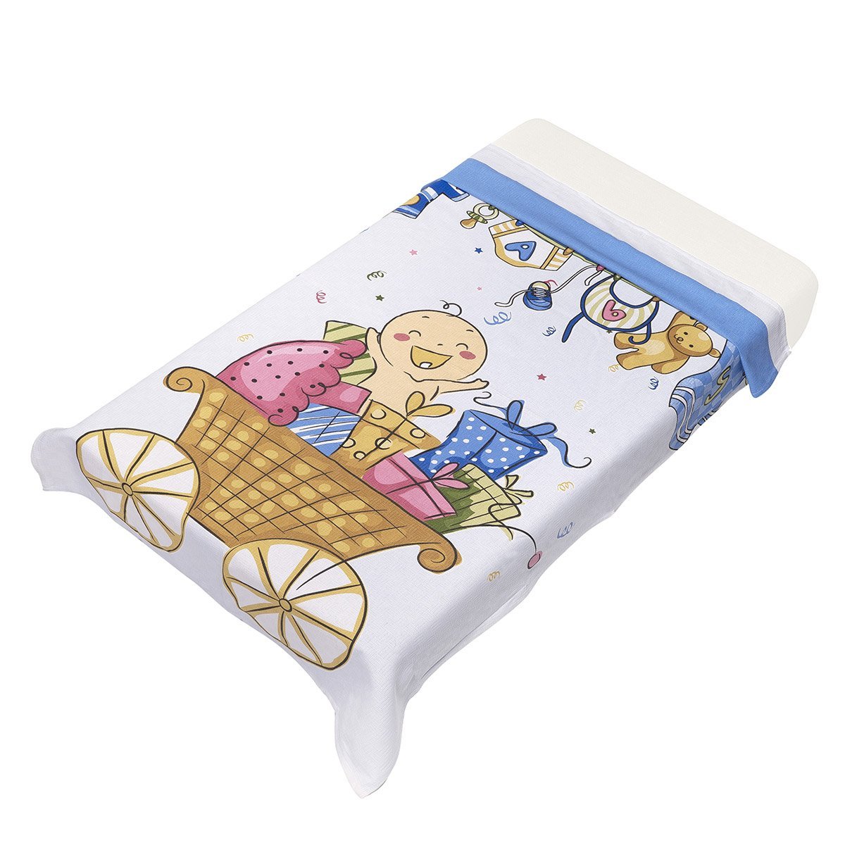 5264 Πικέ βρεφική Art 5264 95x145 Εμπριμέ Beauty Home - Image 1