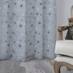 Κουρτίνα Art 6121  280x280  Γαλάζιο,Μπλε   Beauty Home - Image 6