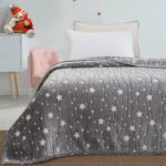 Κουβέρτα μονή φωσφορίζουσα Art 6136  160x220 Γκρι   Beauty Home - Image 2