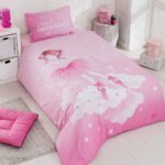 Σετ σεντόνια μονά Ballet Art 6163  170x240 Ροζ   Beauty Home