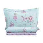 Σετ παπλωματοθήκη μονή Fay Art 6172 160x240 Μέντα,Ροζ   Beauty Home - Image 3