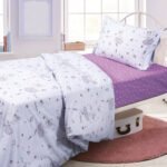 Σετ σεντόνια μονά Artist Art 6182 170x240 Γκρι,Μωβ   Beauty Home