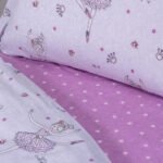 Σετ παπλωματοθήκη μονή Artist Art 6182 160x240 Γκρι,Μωβ   Beauty Home - Image 2