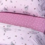 Σετ σεντόνια μονά Figure Art 6183 170x240 Ροζ,Φουξ   Beauty Home - Image 2