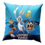 Μαξιλάρι με γέμιση Art 6188 Looney Tunes 40x40 Μπλε   Beauty Home