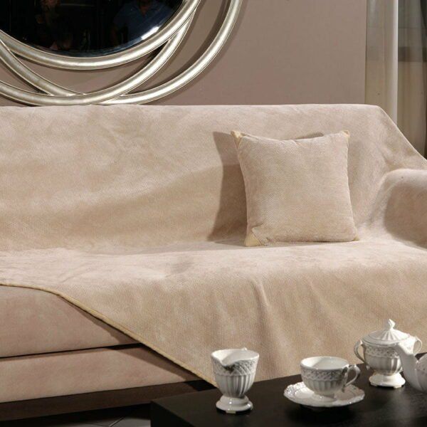 Ριχτάρι Τετραθέσιο Chic 180x350 Art 8116  Τετραθέσιο  Μπεζ   Beauty Home