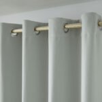Κουρτίνα Blackout σκίασης με 8 κρίκους Art 8400  140x270 Γκρι   Beauty Home - Image 5