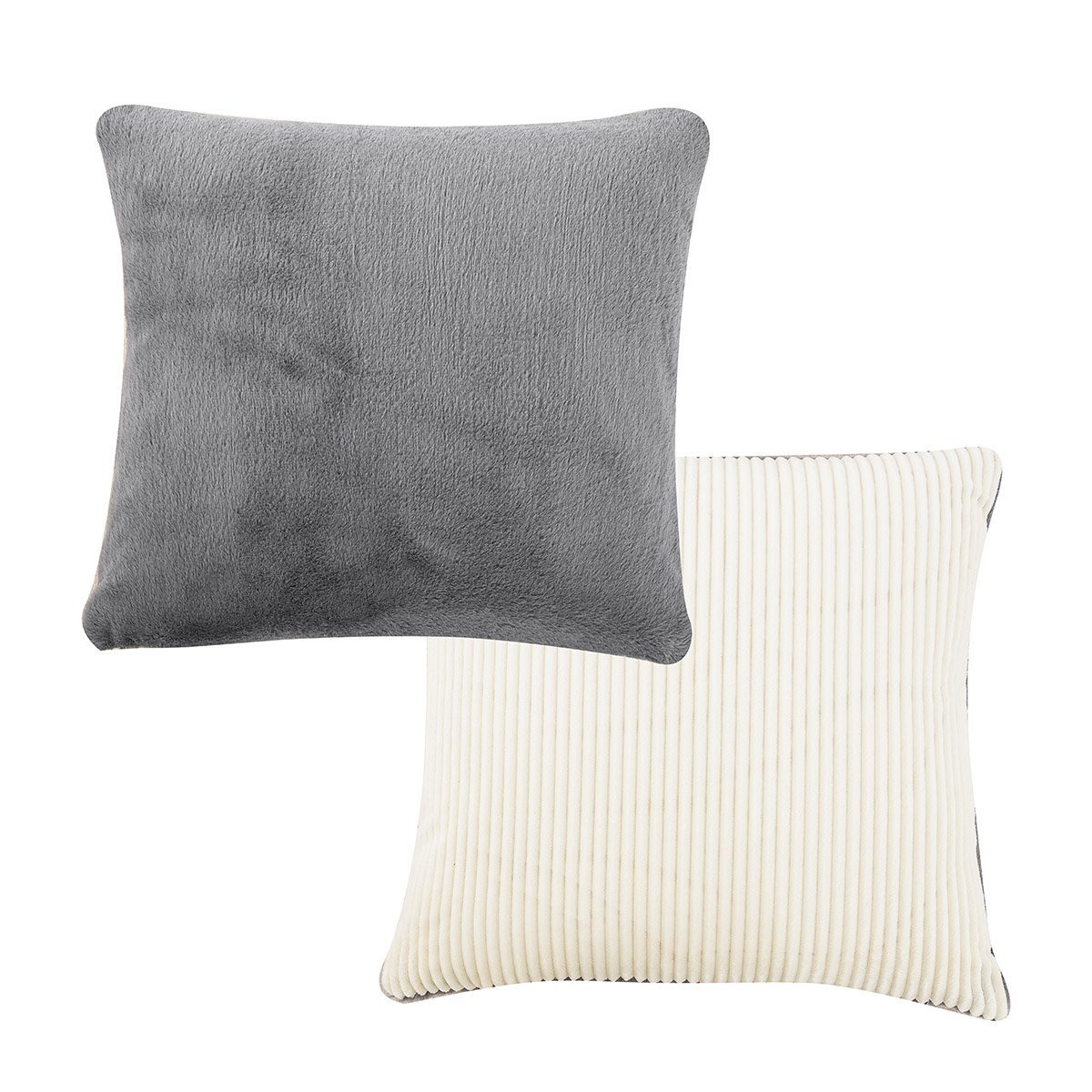 8401_pillowcase Μαξιλαροθήκη διακοσμητική Addictive Art 8401 50x50 Γκρι Beauty Home - Image 1