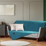 Ριχτάρι Τριθέσιο Velvety 180x300 Art 8413 Πετρόλ   Beauty Home