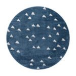 Ροτόντα 133x133 Fluffie Kids Art 9553 Μπλε   Beauty Home