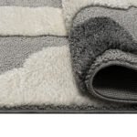 Χαλί Loop Art 9557 Grey white Γκρι λευκό Beauty Home Beauty Home - Image 2