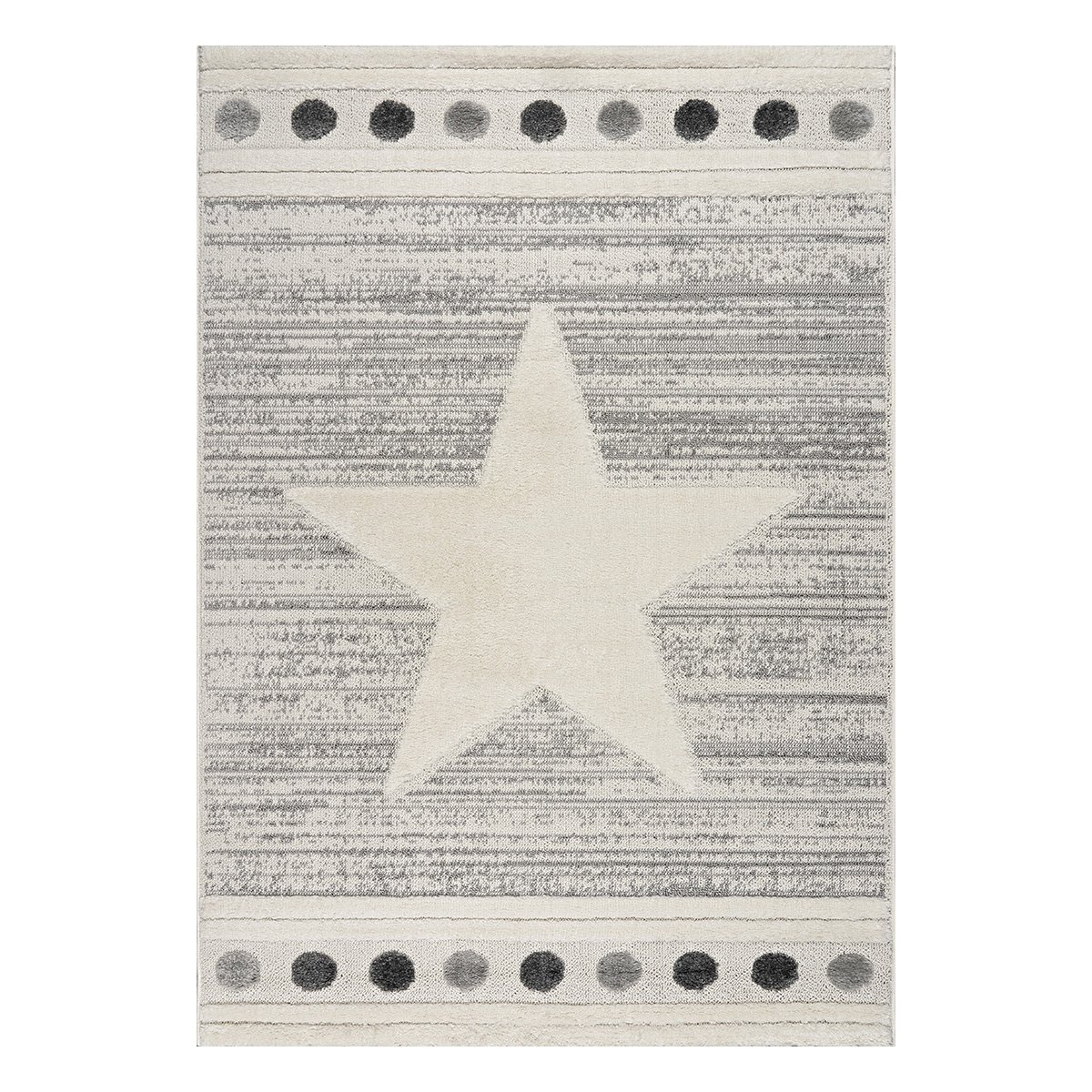 9559 Χαλί Loop Art 9559 Grey white Γκρι λευκό Beauty Home Beauty Home - Image 1