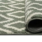 Πατάκι Vibe Art 9573 67x150 Mint White Μέντα Λευκό   Beauty Home - Image 2