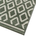 Πατάκι Vibe Art 9573 67x150 Mint White Μέντα Λευκό   Beauty Home - Image 3