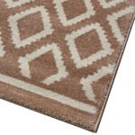 Πατάκι Vibe Art 9575 67x150 Pink White Ροζ Λευκό   Beauty Home - Image 3