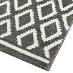 Πατάκι Vibe Art 9576 67x150 Grey White Γκρι Λευκό   Beauty Home - Image 3