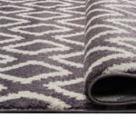 Πατάκι Vibe Art 9578 67x150 Lila White Λιλά Λευκό   Beauty Home - Image 2