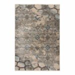 Πατάκι Bliss Art 9625 0.67x1.30 Μπεζ,Μόκα,Μπλε   Beauty Home - Image 2