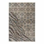 Πατάκι Bliss Art 9629 0.67x2.20 Μπεζ,Μόκα,Μπλε   Beauty Home