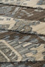 Πατάκι Bliss Art 9629 0.67x2.20 Μπεζ,Μόκα,Μπλε   Beauty Home - Image 6