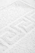 Πετσέτα Μπάνιου Ξενοδοχείου Gentle 500gsm Greek Border 100% Cotton 70x140 Λευκό   Beauty Home - Image 2