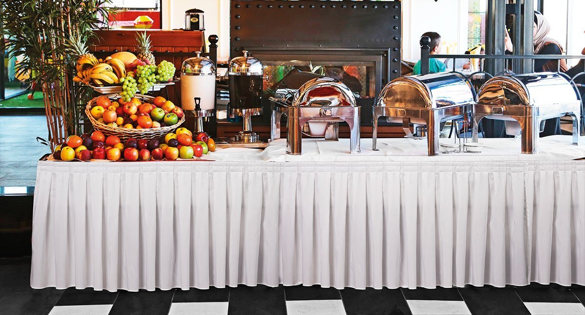 SOLID Τραπεζομάντηλο επαγγελματικό Solid 145x145 σε 2 χρώματα Beauty Home Beauty Home - Image 1