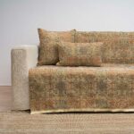 Ριχτάρι Πολυθρόνας (185X185) Cotone Jeremy Κεραμιδί