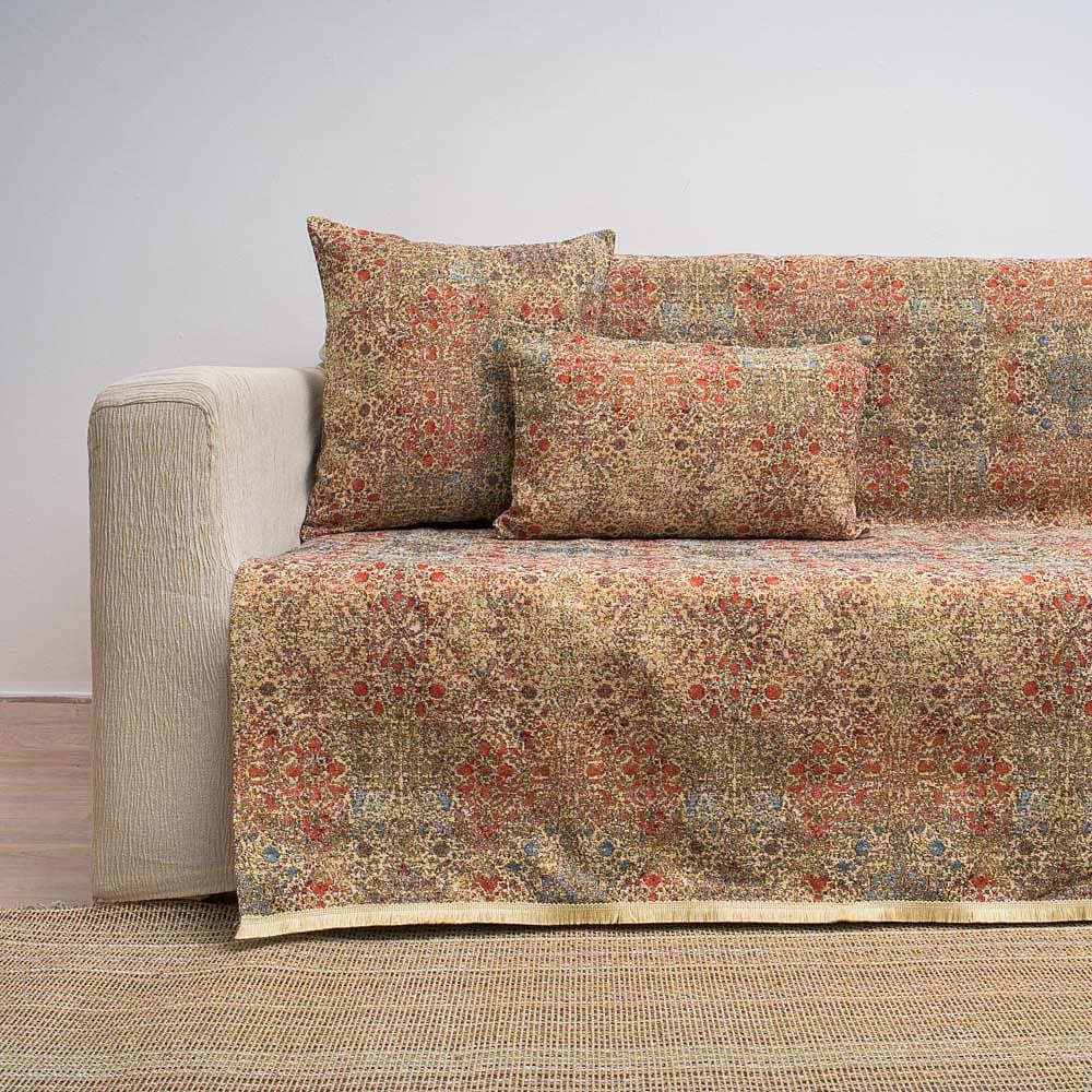 Ριχτάρι-Jeremy-Μπορντό Ριχτάρι Τριθέσιου (185X280) Cotone Jeremy Μπορντό - Image 1