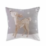 Χριστουγεννιάτικο Μαξιλάρι 40×40 Nef Nef Reindeer Grey