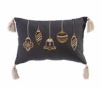 Χριστουγεννιάτικο Μαξιλάρι 30×45 Nef Nef Belle Black