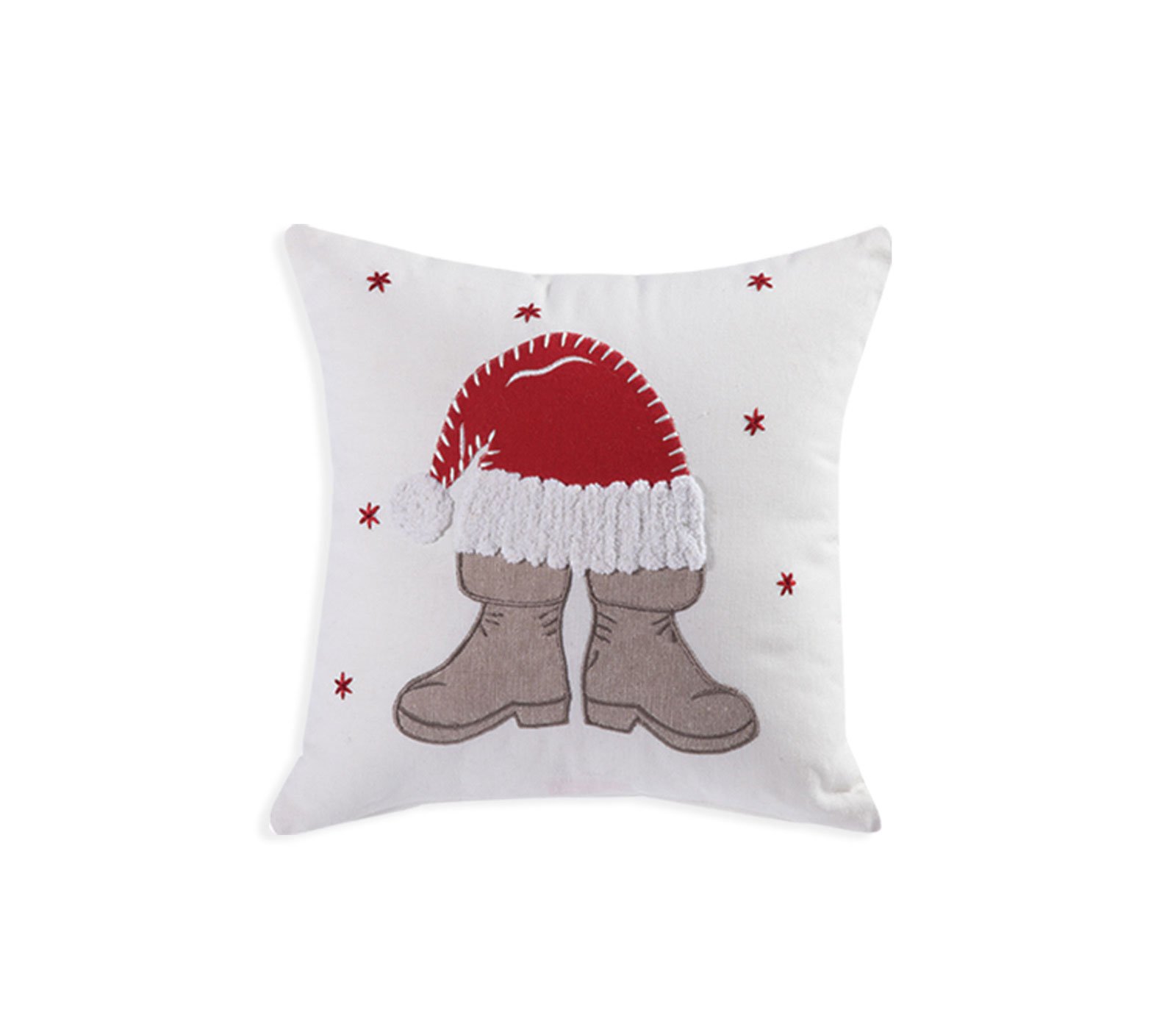 5205495538563 Χριστουγεννιάτικο Μαξιλάρι 30×30 Nef Nef Tiffani White - Image 1