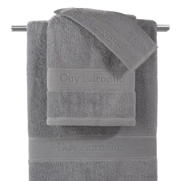 Σετ Πετσέτες 3 Τεμαχίων Guy Laroche Touch Anthracite