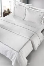 Παπλωματοθήκη Υπέρδιπλη 225×245 Guy Laroche (Διπλό Πλακέ) Nice Anthracite - Image 3