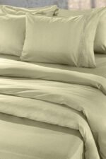 Σεντόνι Υπέρδιπλο 240x270 Guy Laroche Color Plus Olive - Image 2