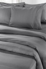 Παπλωματοθήκη Υπέρδιπλη 225×245 Guy Laroche Color Plus Anthracite - Image 2