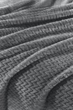 Κουβέρτα Ulta Soft Υπέρδιπλη 220x240 & Μαξιλαροθήκη 45x45 Διακόσμησης Guy Laroche Rombus Carbon - Image 2