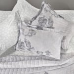 Μαξιλαροθήκες Ζέυγος 50x70 Guy Laroche Suede Deco Silver