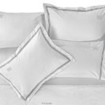 Μαξιλαροθήκες Ζέυγος 52×72 Guy Laroche Διπλό Πλάκε Nice Anthracite