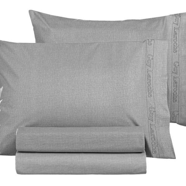 Μαξιλαροθήκες Ζέυγος 50x70 Guy Laroche Color Plus Silver