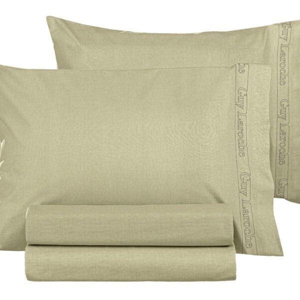 Μαξιλαροθήκες Ζέυγος 50x70 Guy Laroche Color Plus Olive