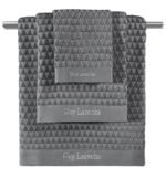 Σετ Πετσέτες 3 Τεμαχίων Guy Laroche Tokyo Anthracite - Image 2