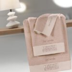 Σετ Πετσέτες 3 Τεμαχίων Guy Laroche Tetra Old Pink