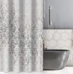 Κουρτίνα Μπάνιου 180x185 Αδιάβροχη Guy Laloche Yvonne Silver
