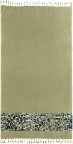 Πετσέτα Θαλάσσης 90x170 Guy Laroche Pestemal 18 Khaki - Image 2