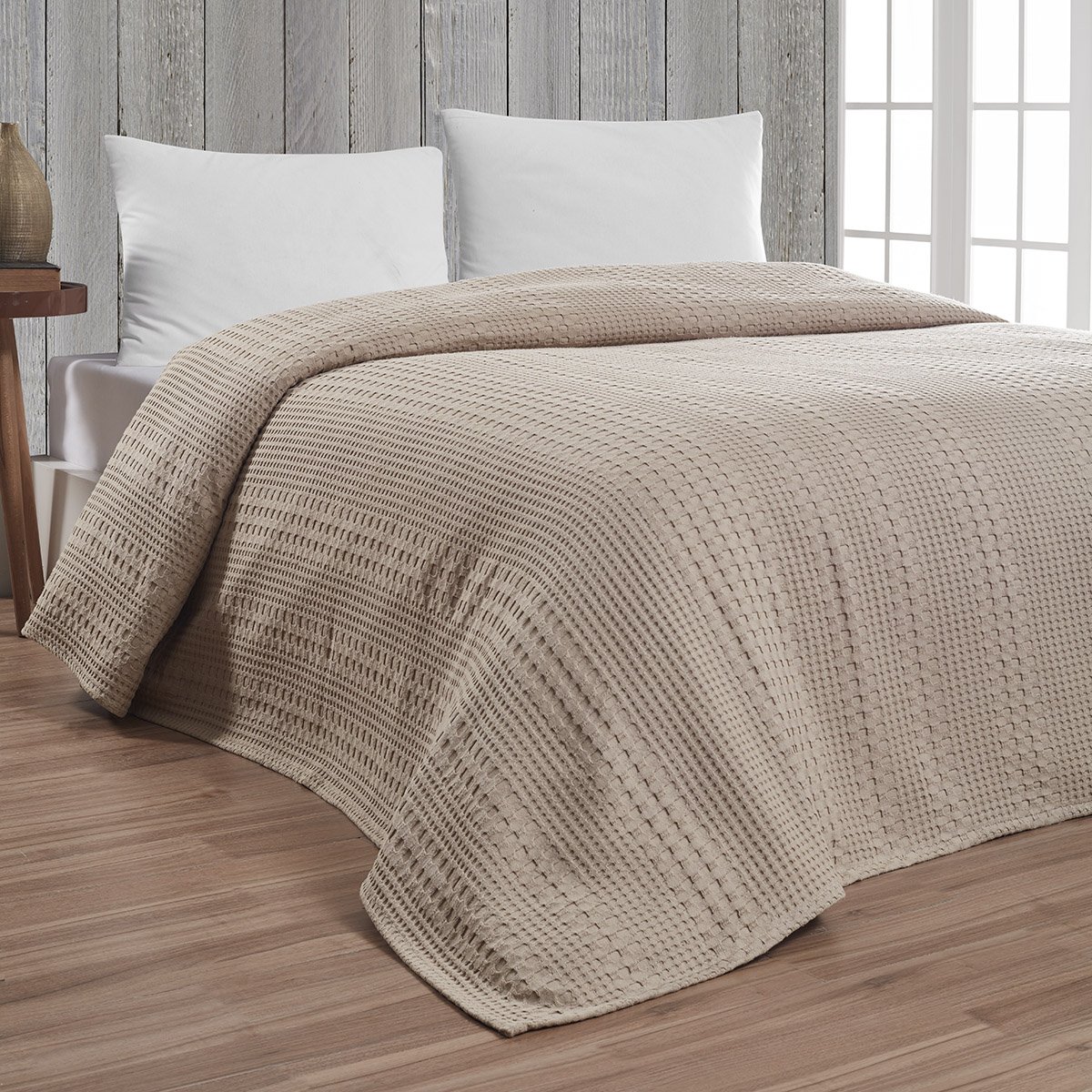 1995_beige Πικέ μονή Division Αrt 1995 Μπεζ 170x240 Beauty Home - Image 1