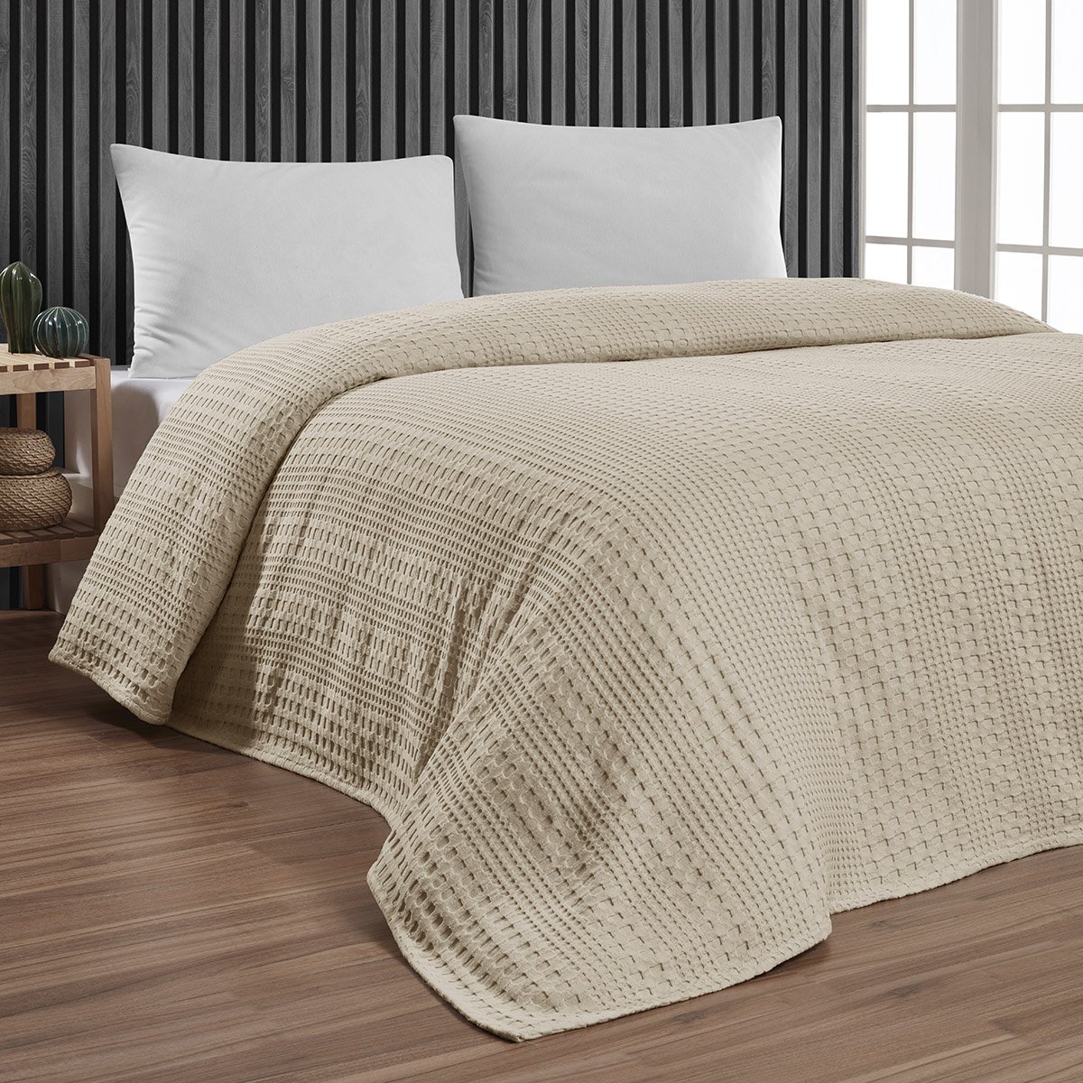 1995_cream Πικέ υπέρδιπλη Division Αrt 1995 Εκρού 230x240 Beauty Home - Image 1