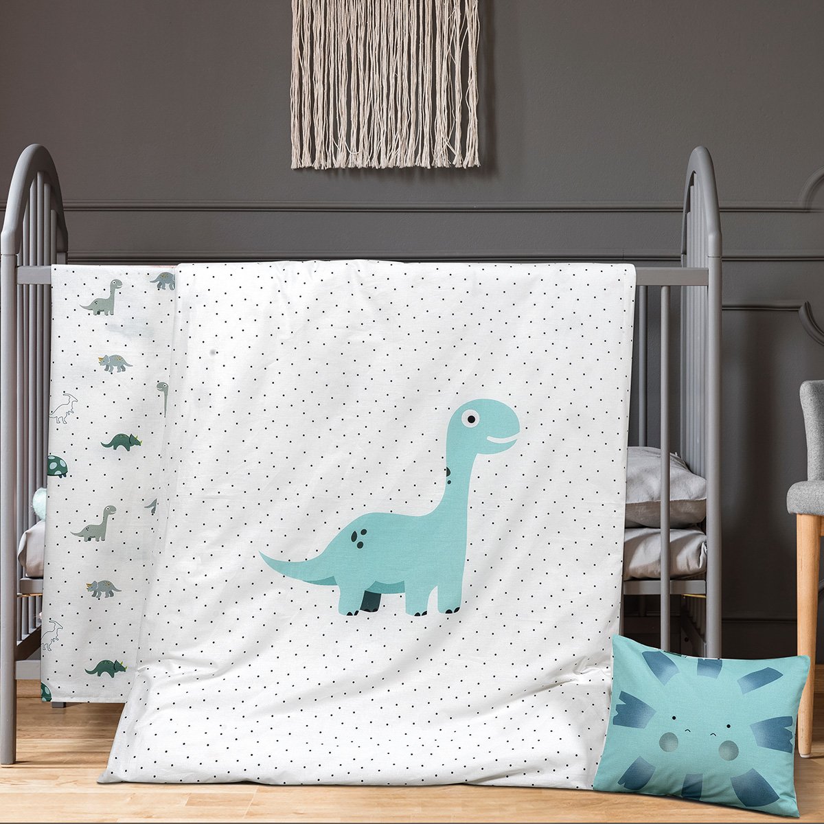 5183 Σετ σεντόνια βρεφικά Fossil Art 5183 120x160 Εμπριμέ Beauty Home - Image 1