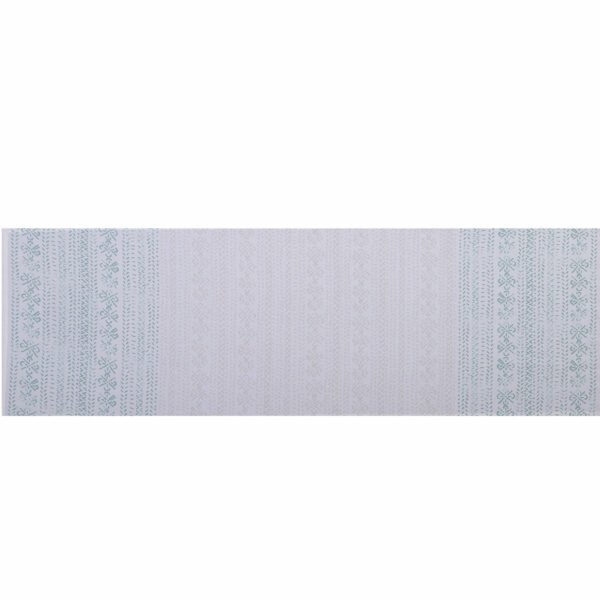 Runner 45×140 Nef Nef Greyson Off White-Petrol