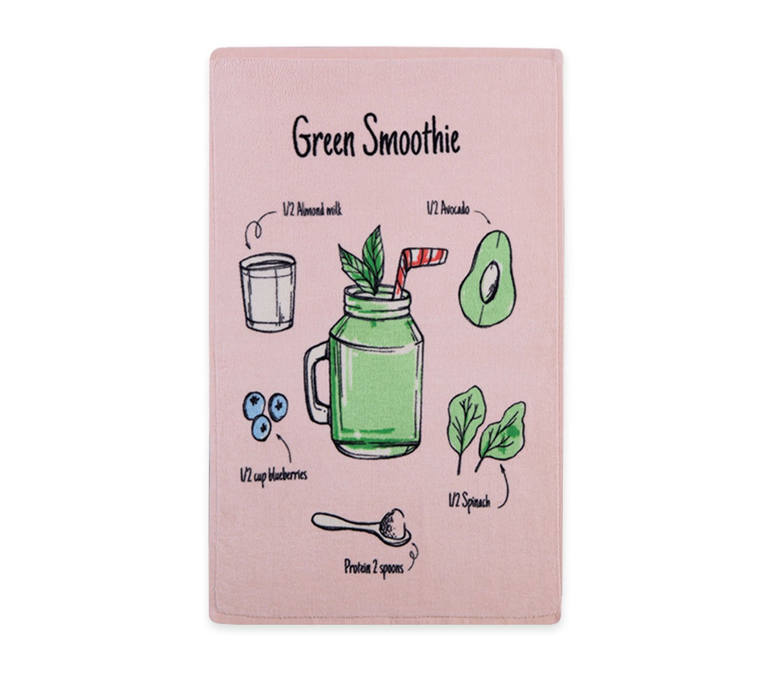 5205495543918 Ποτηρόπανο Βελουτέ 40×60 Nef Nef Smoothie Pink - Image 1