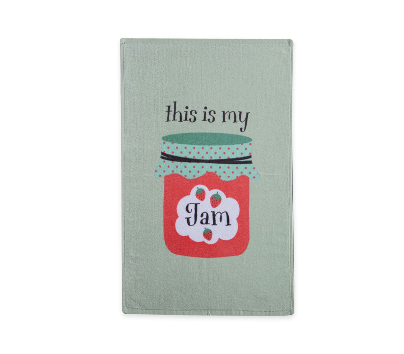 5205495543932 Ποτηρόπανο Βελουτέ 40×60 Nef Nef My Jam Green - Image 1